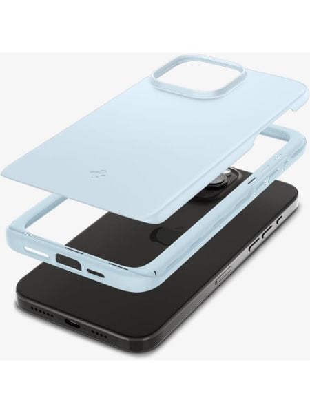 Spigen iPhone 15 Pro ile Uyumlu Kılıf Thin Fit Mute Blue