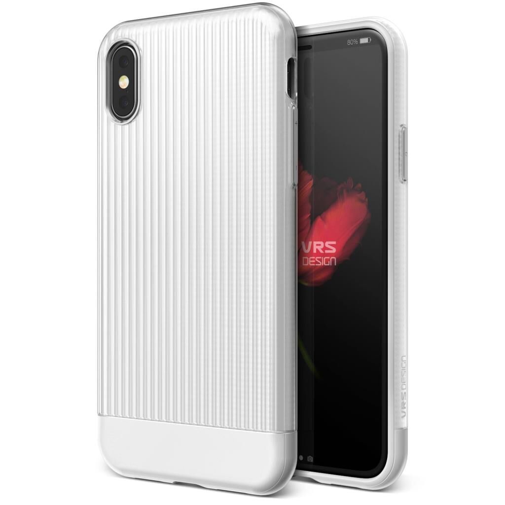 VRS Design iPhone X ile Uyumlu Shine Coat Kılıf White