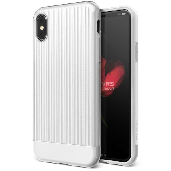 VRS Design iPhone X ile Uyumlu Shine Coat Kılıf White