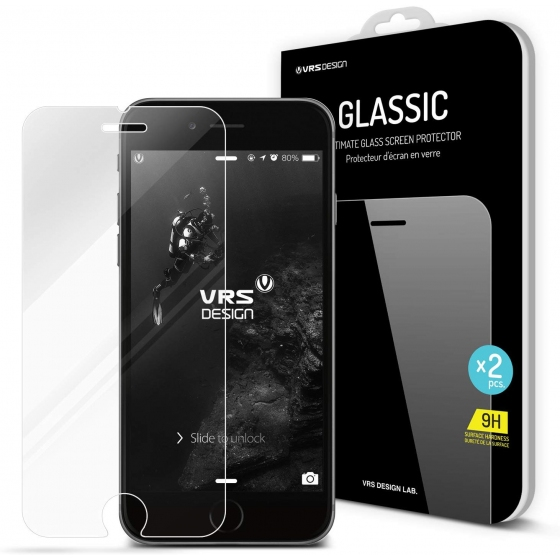 VRS iPhone 8 Plus/7 Plus ile Uyumlu Glassic 2 Adet Ekran Koruyucu