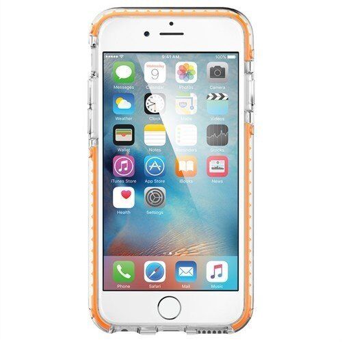 Spigen iPhone 6s/6 ile Uyumlu Kılıf Ultra Hybrid TECH Crystal Orange