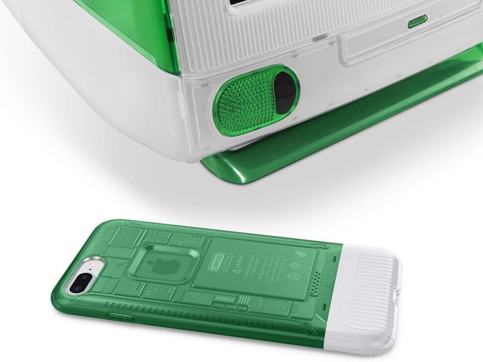 Spigen iPhone 8 Plus ile Uyumlu Kılıf Classic C1 Aluminum Sage (iPhone 10.Yıla Özel Tasarım Kılıfı)