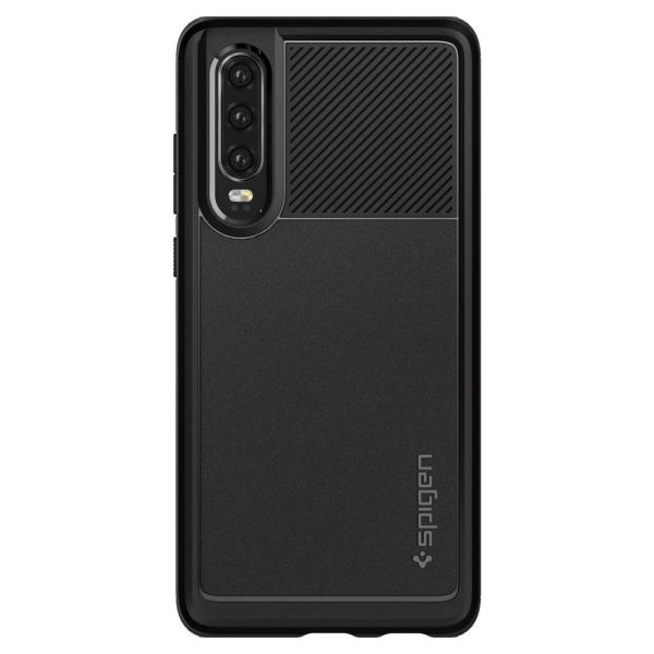 Spigen P30 ile Uyumlu Kılıf Rugged Armor Matte Black