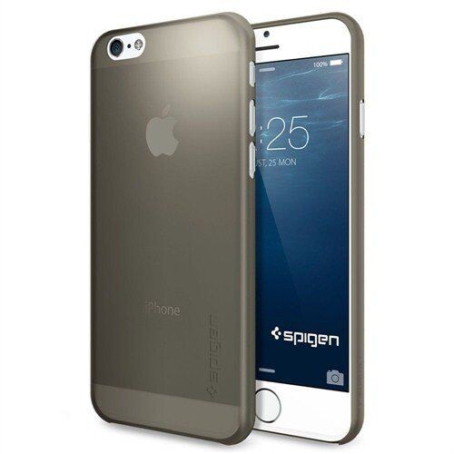 Spigen iPhone 6/6s ile Uyumlu Kılıf Air Skin 0.3 mm Ultra ince Gray