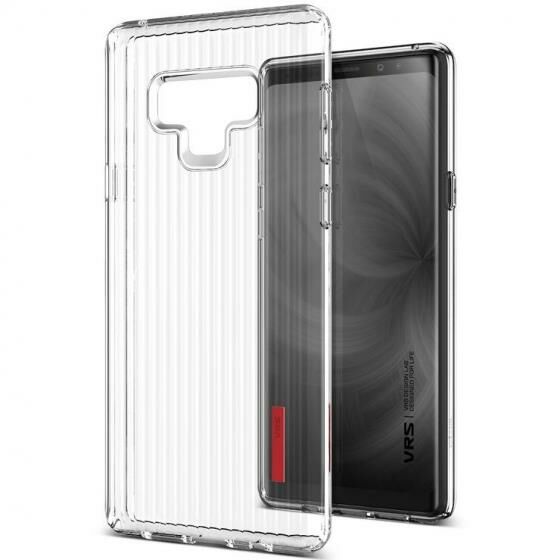 VRS Design Galaxy Note 9 ile Uyumlu Crystal Fit Label Kılıf Clear