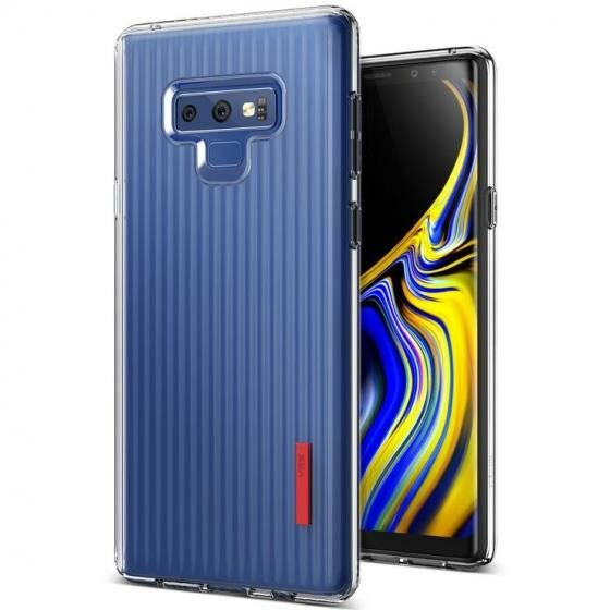 VRS Design Galaxy Note 9 ile Uyumlu Crystal Fit Label Kılıf Clear