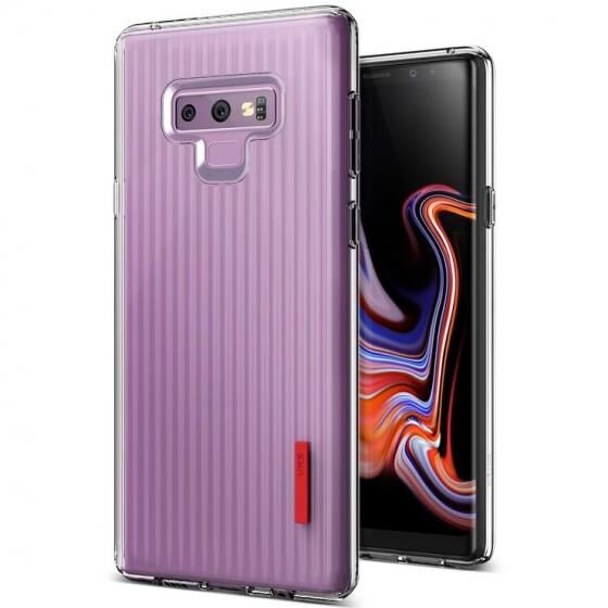 VRS Design Galaxy Note 9 ile Uyumlu Crystal Fit Label Kılıf Clear