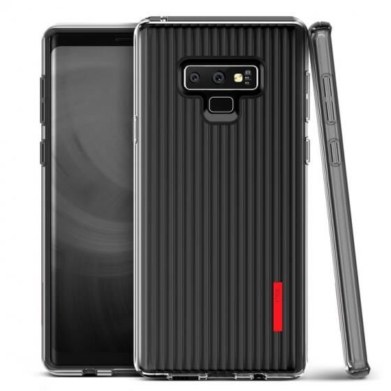 VRS Design Galaxy Note 9 ile Uyumlu Crystal Fit Label Kılıf Clear