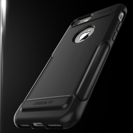 VRS iPhone 7 ile Uyumlu New Carbon Fit Kılıf Black