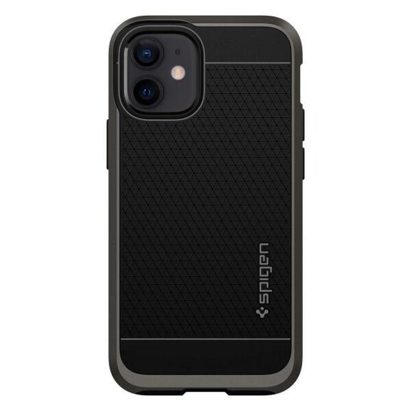 Spigen iPhone 12 Mini ile Uyumlu Kılıf Neo Hybrid Gunmetal