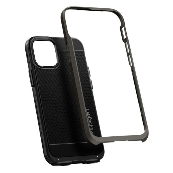 Spigen iPhone 12 Mini ile Uyumlu Kılıf Neo Hybrid Gunmetal