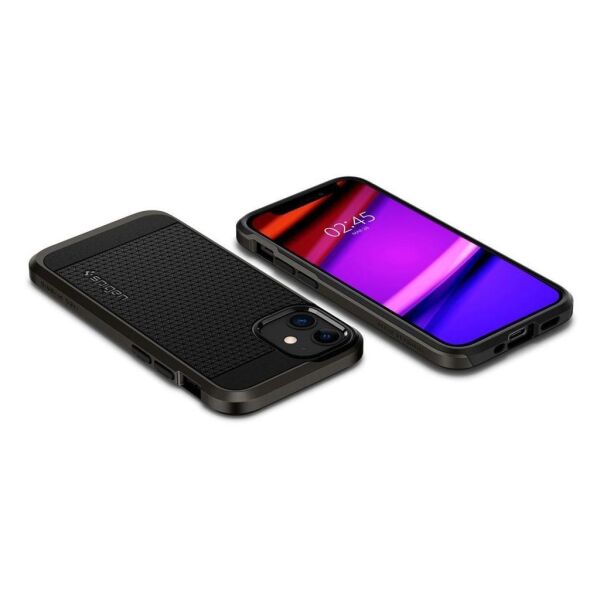 Spigen iPhone 12 Mini ile Uyumlu Kılıf Neo Hybrid Gunmetal