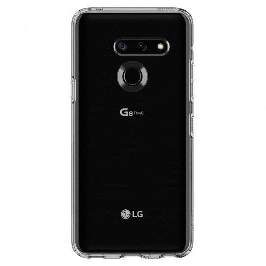 Spigen G8 ThinQ ile Uyumlu Kılıf Liquid Crystal Crystal Clear