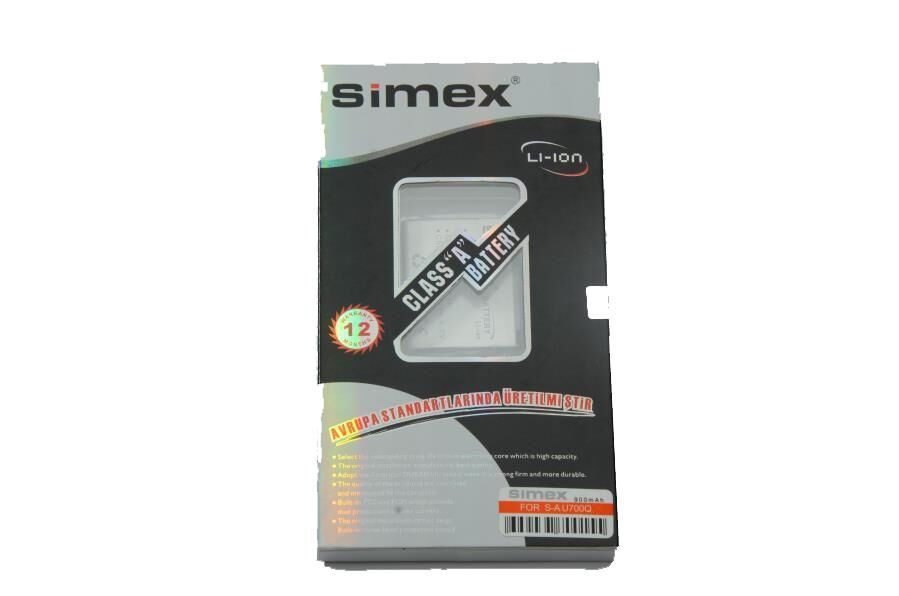 Simex U700 ile Uyumlu Batarya