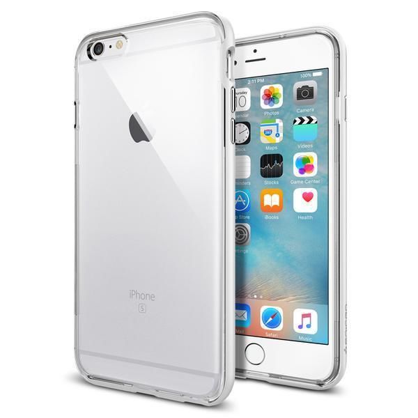 Spigen iPhone 6s Plus/6 Plus ile Uyumlu Kılıf Neo Hybrid EX Shimmery White