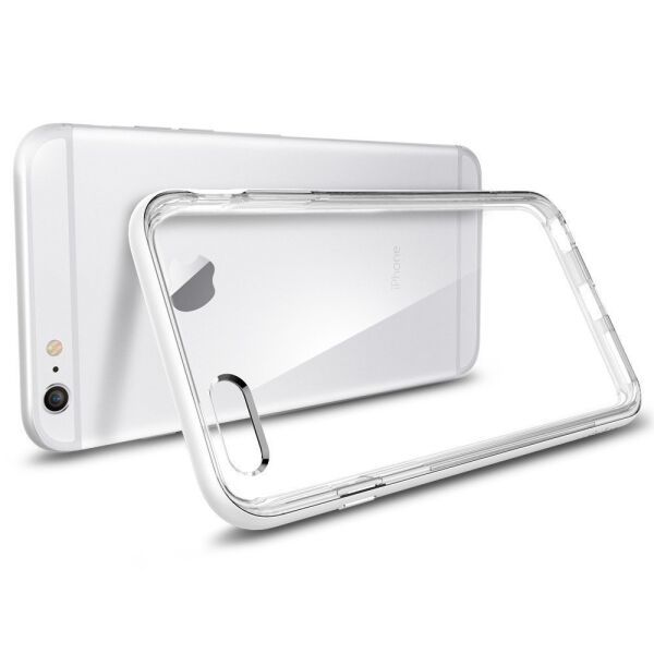 Spigen iPhone 6s Plus/6 Plus ile Uyumlu Kılıf Neo Hybrid EX Shimmery White