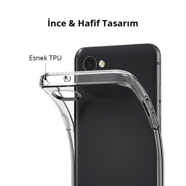 Spigen Q6 ile Uyumlu Kılıf Liquid Crystal 4 Tarafı Koruma