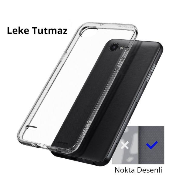 Spigen Q6 ile Uyumlu Kılıf Liquid Crystal 4 Tarafı Koruma