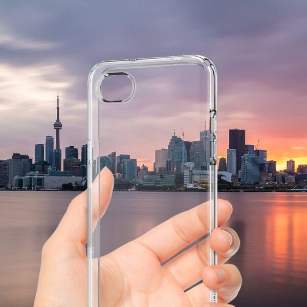 Spigen Q6 ile Uyumlu Kılıf Liquid Crystal 4 Tarafı Koruma