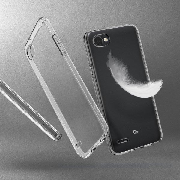 Spigen Q6 ile Uyumlu Kılıf Liquid Crystal 4 Tarafı Koruma