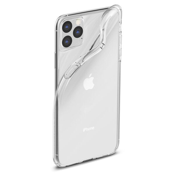 Spigen iPhone 11 Pro Max ile Uyumlu Kılıf Liquid Crystal Crystal Clear