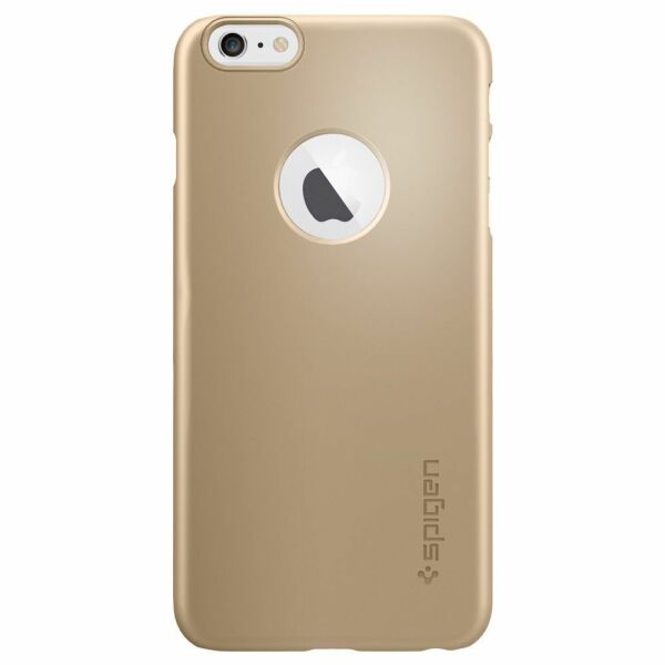 Spigen iPhone 6 Plus/6s Plus ile Uyumlu Kılıf Thin Fit A Ultra İnce Champagne Gold