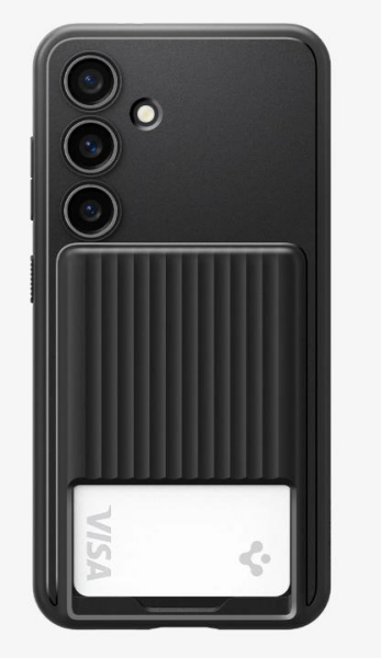 Spigen Galaxy S24 Kılıf Liquid Slot Matte Black