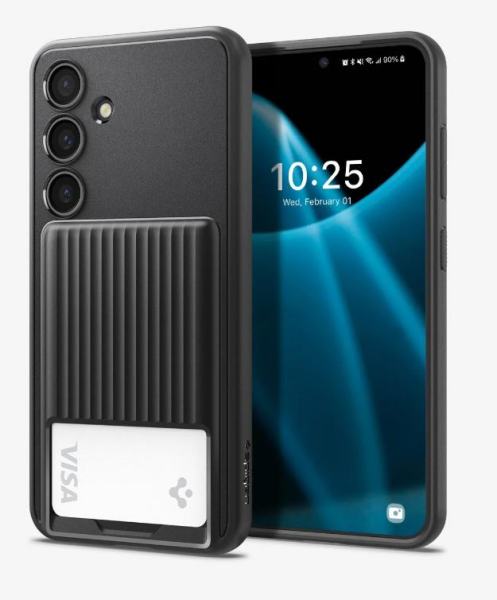 Spigen Galaxy S24 Kılıf Liquid Slot Matte Black
