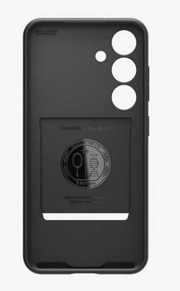 Spigen Galaxy S24 Kılıf Liquid Slot Matte Black