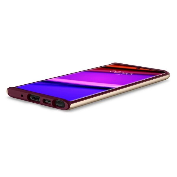 Spigen Galaxy Note 10 ile Uyumlu Kılıf Neo Hybrid Burgundy