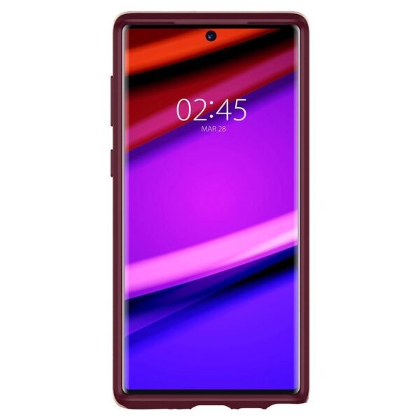 Spigen Galaxy Note 10 ile Uyumlu Kılıf Neo Hybrid Burgundy