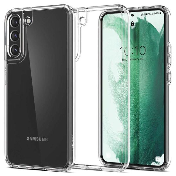 Spigen Galaxy S22 Plus 5G Kılıf, Spigen Ultra Hybrid Crystal Clear
