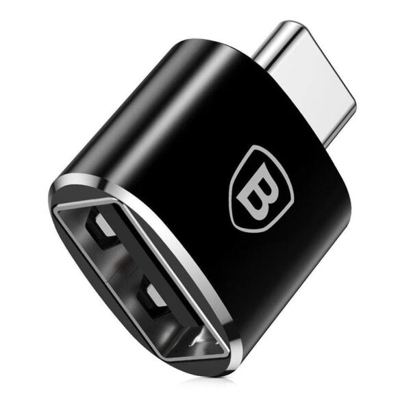 Baseus Type-C OTG Adaptör Siyah CATOTG-01