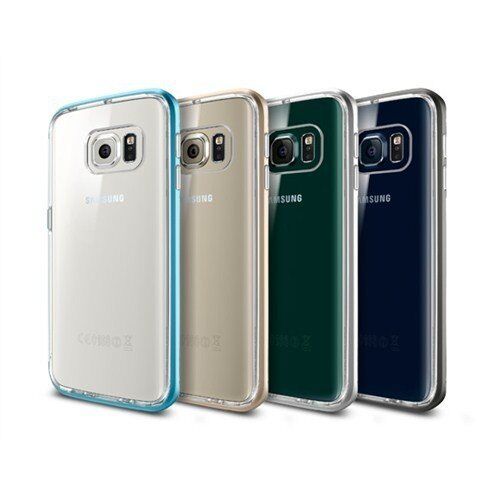 Spigen Galaxy S6 ile Uyumlu Kılıf Neo Hybrid CC Champagne Gold