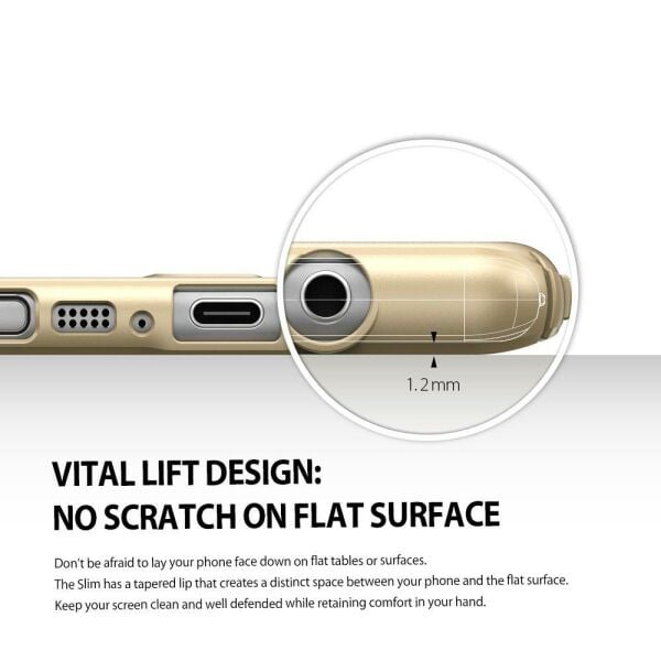 Ringke Slim Galaxy Note 7 FE ile Uyumlu Kılıf Ocean Blue