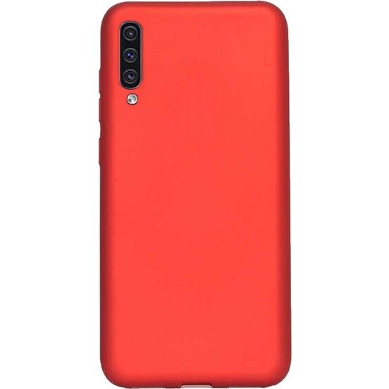 Zore Galaxy A50 ile Uyumlu Premier Silikon Kılıf Kırmızı