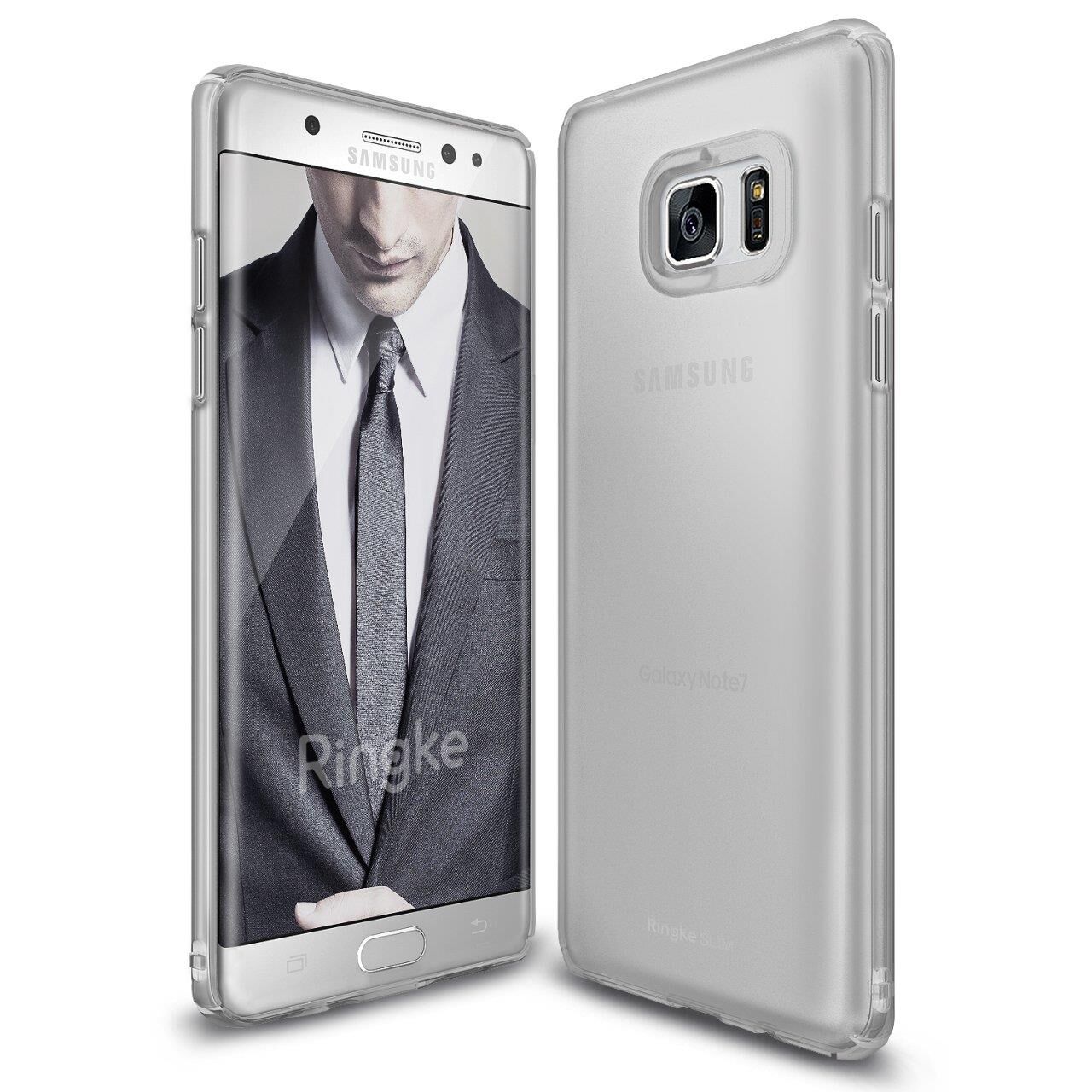 Ringke Slim Frost Galaxy Note 7 FE ile Uyumlu Kılıf Gray