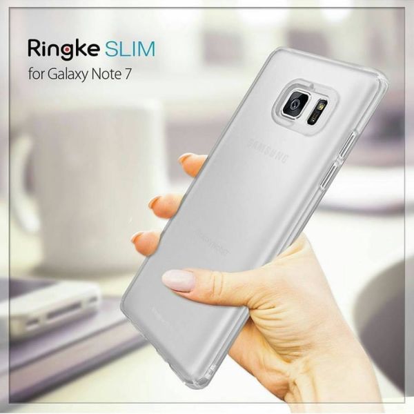 Ringke Slim Frost Galaxy Note 7 FE ile Uyumlu Kılıf Gray