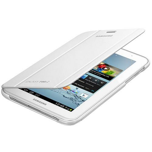Galaxy Tab 2 7.0'' ile Uyumlu Bookcover Kılıf Beyaz EFC-1G5SWECSTD