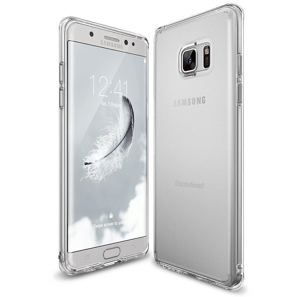 Ringke Air Galaxy Note 7 FE ile Uyumlu Kılıf Crystal Clear Ultra Hafif Esnek İnce Şeffaf Transparan