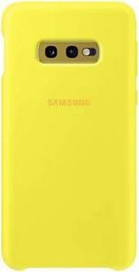 Galaxy S10e ile Uyumlu Kılıf Silicone Cover Sarı EF-PG970TYEGWW