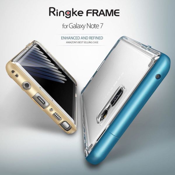 Ringke Frame Frost Galaxy Note 7 FE ile Uyumlu Çerçeveli Bumper Kılıf Mint