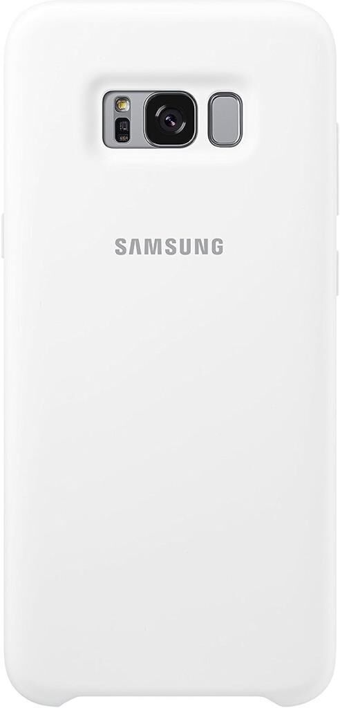 Galaxy S8 Plus ile Uyumlu Silikon Kılıf Beyaz EF-PG955TWEGWW