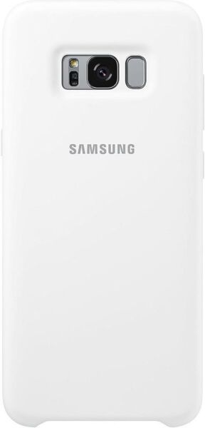Galaxy S8 Plus ile Uyumlu Silikon Kılıf Beyaz EF-PG955TWEGWW