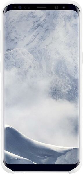 Galaxy S8 Plus ile Uyumlu Silikon Kılıf Beyaz EF-PG955TWEGWW