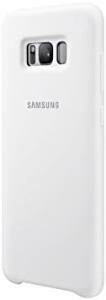 Galaxy S8 Plus ile Uyumlu Silikon Kılıf Beyaz EF-PG955TWEGWW