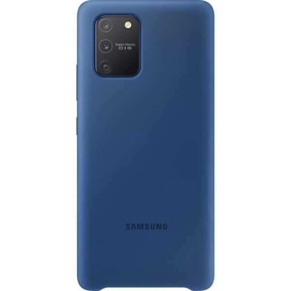 Galaxy S10 Lite ile Uyumlu Silikon Kılıf Mavi EF-PG770TLEGWW