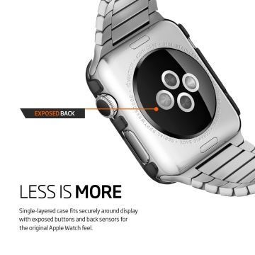 Spigen Apple Watch ile Uyumlu Kılıf Thin Fit (38mm) Black