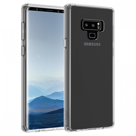 Buff Galaxy Note 9 ile Uyumlu Air Hybrid Kılıf Crystal Clear