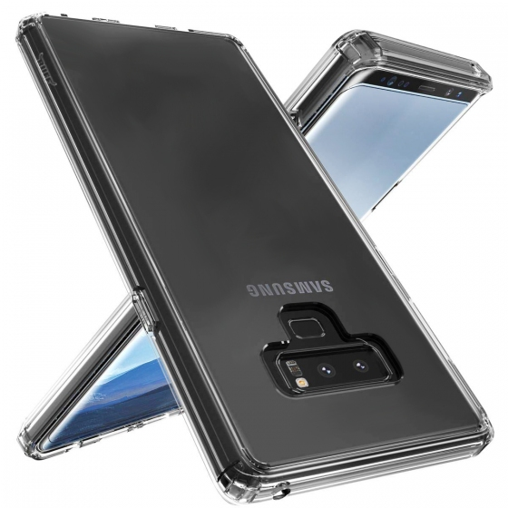 Buff Galaxy Note 9 ile Uyumlu Air Hybrid Kılıf Crystal Clear
